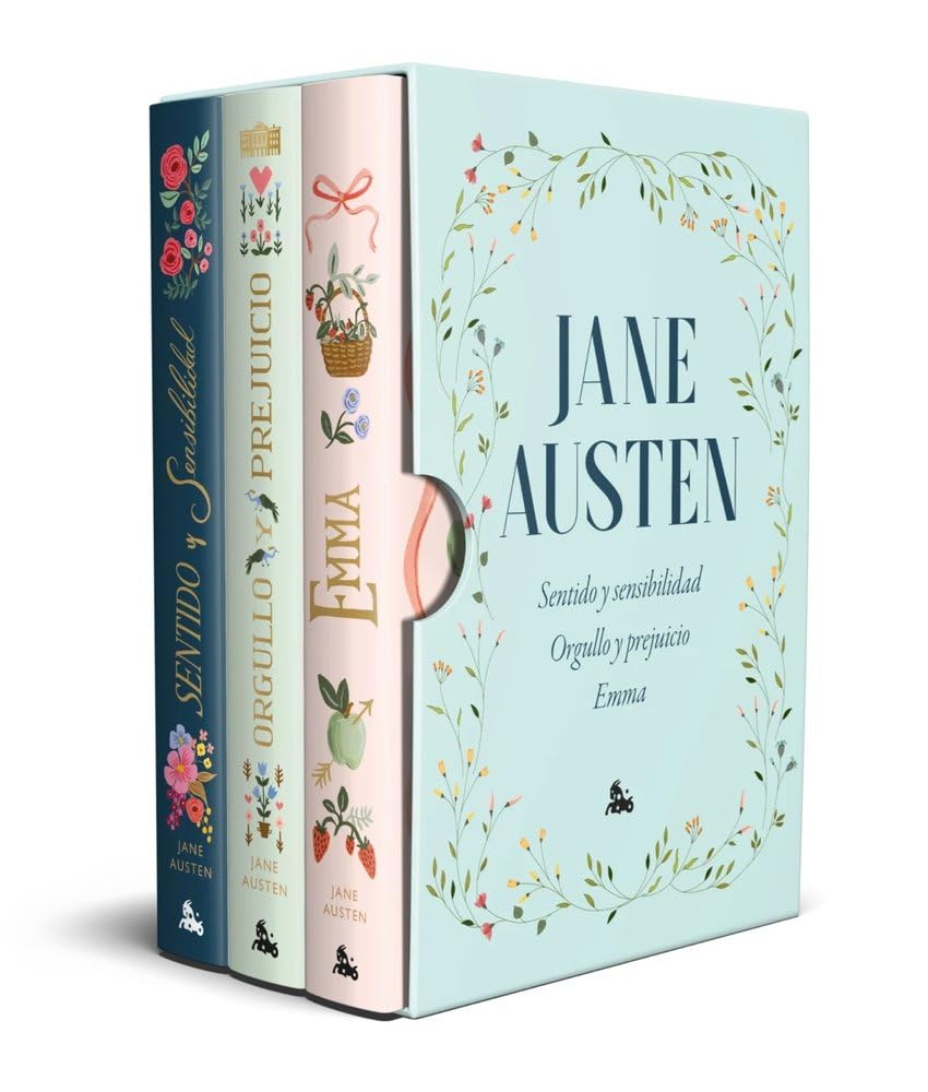 Estuche Jane Austen - Sentido y sensibilidad · Orgullo y prejuicio · Emma- Jane Austen