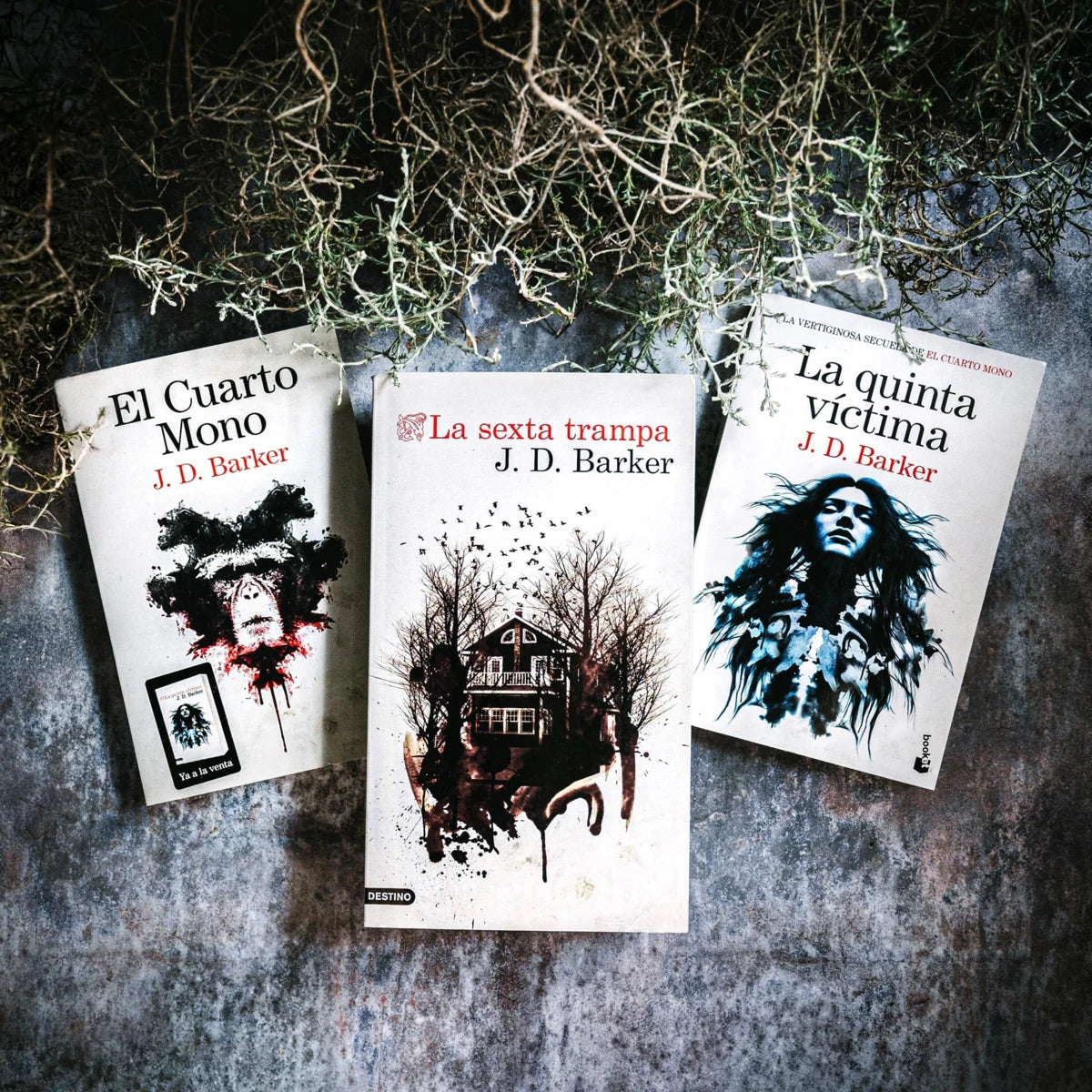 Pack Trilogía El Cuarto Mono - J.D. Barker
